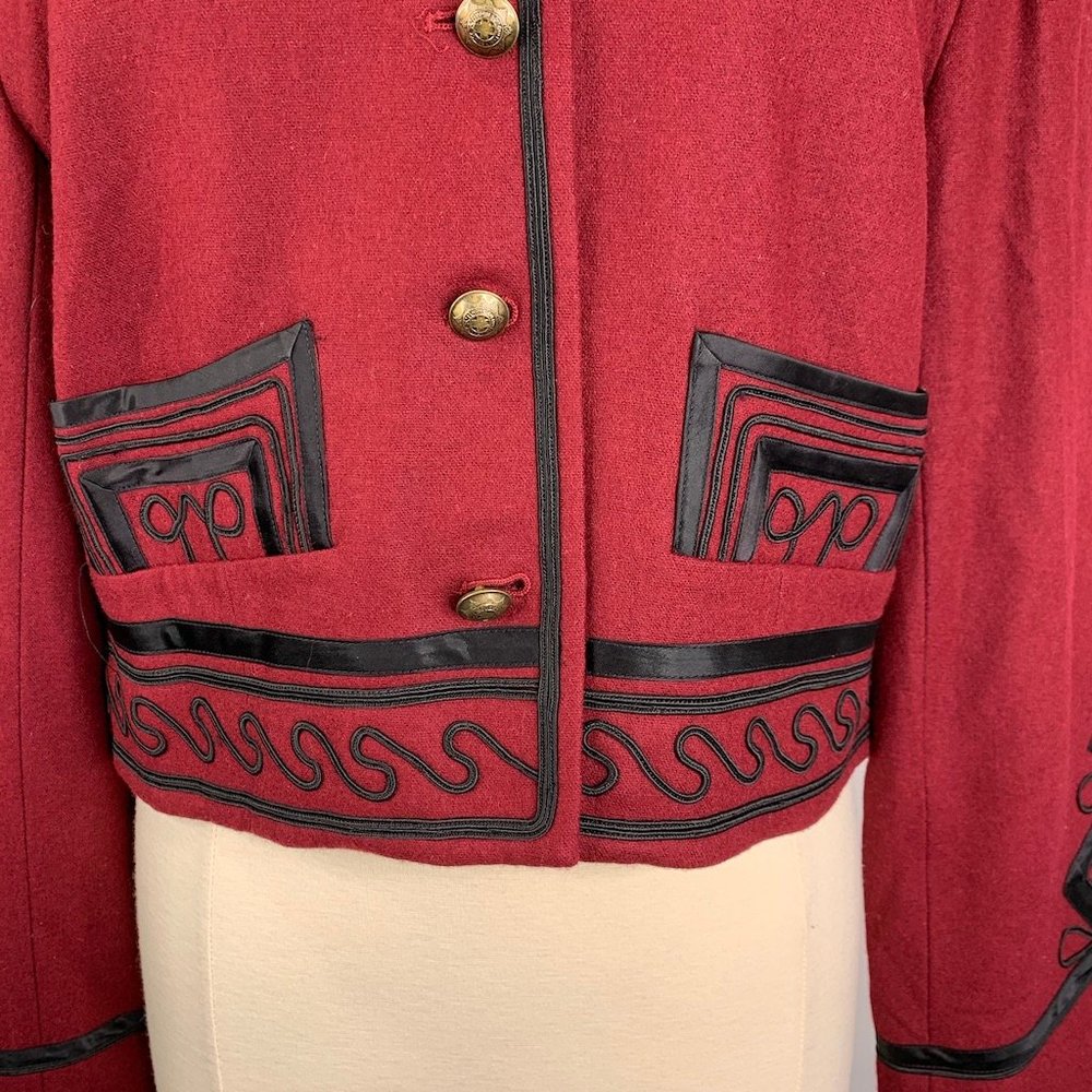 Vintage Cambridge Dry Goods Military Jacket  SZ 14 - Picture 3 of 8
